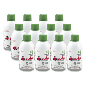Paquete De 12 Latas De Gas Genuino De Monóxido De Carbono (CO) De Uso Manual o En Dispensadores SOLO-330/SOLO-332