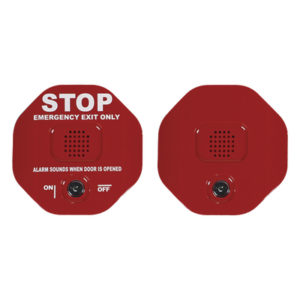 Alarma de puerta multifunción Exit Stopper® para una puerta con bocina remota