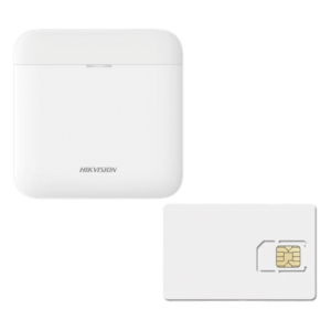 (AX PRO) KIT de Alarma AX PRO / Incluye: 1 Hub con batería de respaldo / 1 año de Servicio de Datos 600MB / Wi-Fi / 3G/4G / Compatible con Hik-Connect P2P