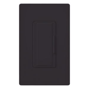 Atenuador remoto de pared Maestro para control multilocación de 3 y 4 vías, 120 V, complemento de atenuadores RadioRA 2, color negro