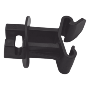 Aislador CLIP para Cerca Electrificada / Poste Tipo T / Resinas Virgenes de Alta Calidad / Proteccion UV e Intemperismo