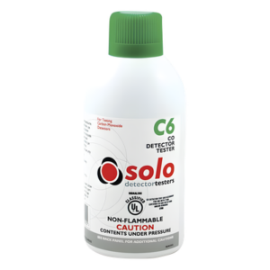 Lata De Gas De Monóxido De Carbono (CO) Genuino Para Prueba De Detectores De CO, Uso Manual o En Dispensadores SOLO-330/SOLO-332, Listado UL
