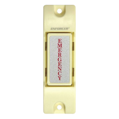 Botón de Emergencia / Botón de Pánico / Ideal como botón de pánico / Montaje de Superficie / Relevador NC/NO Momentáneo / Uso con Sirenas y Estrobos / Ideal para Control de Acceso