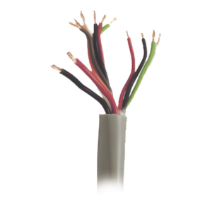 Bobina de Cable de 500 Metros (1640 Pies) / Color Gris / Sistemas de Alarmas de Intrusión y Control de Acceso / 5 Pares Calibre 22 / 1 Par Calibre 18 / Intemperie