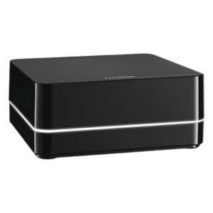 Controlador principal para sistema RA2 Select, administra hasta 100 dispositivos inalámbricos, conexión Ethernet al router y control desde la app de Lutron
