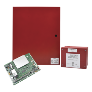 Panel de control híbrido de incendio e intrusión comercial, 8 particiones, hasta 250 zonas cableadas, inalámbricas o V-Plex, compatible con AlarmNet y Total Connect
