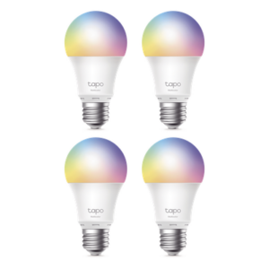 KIT 4 Focos Smart Wi-Fi Light Multicolor / A60 E27 / 806 Lúmenes / 8.3 W / Dimmable 1-100% / Control por Voz Alexa-Google / Programación y Temporizador / Modo Ausencia / Monitoreo de Energía / No Requiere Hub