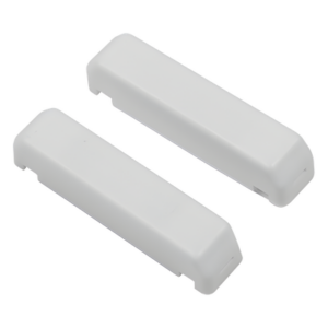 Contacto magnético de superficie con tapa articulada para puertas y ventanas