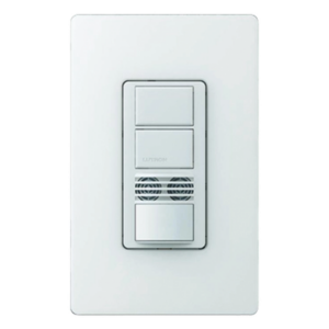 Interruptor con sensor de ocupación de doble tecnología PIR y ultrasónico, dos circuitos, 120-277 V