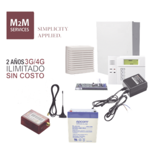 Kit de alarma VISTA-48LA con teclado 6150, comunicador 4G LTE-M/5G, sirena de 15 W y 2 años de datos incluidos
