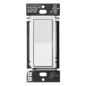 Interruptor auxiliar cableado Caseta para control multiubicación con atenuador Diva o interruptor Claro inteligente, blanco