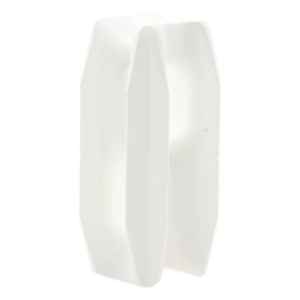 Aislador Blanco de Esquina para Cercos Eléctricos / 18 kV / Resinas Vírgenes / Resistencia 7.5-10.2 kg / Anti UV / 66 mm x 31.6 mm
