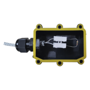 Accesorio Fin de Linea para Cable IRONCLAD/MICALERT / Resistencia 1 M Ohm / Carcasa IP66 para Exterior / Terminacion de Linea Sensor Perimetral / RBTEC MCTR