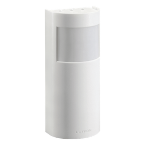 Sensor de ocupación y vacancia inalámbrico de esquina, PIR 90°, cobertura hasta 232.3 m² y alcance de 15.2 m, a batería, compatible con RadioRA 2, RA2 Select, RadioRA 3 y Vive