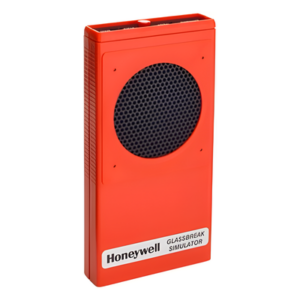 Simulador de rotura de vidrio para pruebas de detectores FlexGuard, modos manual y flex, con activación remota hasta 10 pies