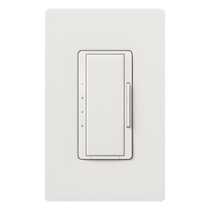 Control de pared para velocidad de ventilador de techo, 4 velocidades silenciosas más apagado, 120 V y 2 A, inalámbrico Clear Connect, para sistema RadioRA 2