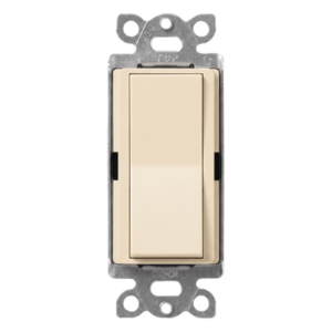 Interruptor unipolar de paleta 15 A, 120-277 V, para iluminación y motores, línea Diva