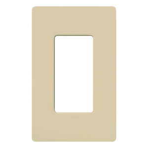 Placa de pared 1 espacio, línea Claro, color marfil, para atenuadores, switches y controles Pico