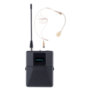 Headset Microfono Digital Inalámbrico EP-59S / Banda U 540-690 MHz / Tecnología Digital pi/4-DQPSK / Transmisión Estable Antinterferencias / Autonomía 10 Horas / Display OLED / Potencia Ajustable hasta 10 dBm