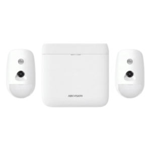 (AX PRO) KIT de Alarma AX PRO / Incluye: 1 Hub con GSM 3G/4G y Batería de Respaldo / 2 Detectores de Movimiento con Cámara (PIRCAM) / Compatible con Hik-Connect P2P