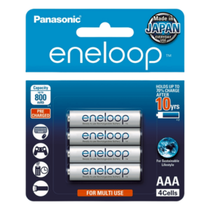 Batería Recargable AAA 1.2V ENELOOP / Ni-HM / Paquete de 4 Baterías