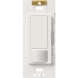 Apagador con sensor de ocupación y vacancia XCT para espacios pequeños, unipolar, 120 V, 2 A