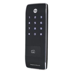 Cerrojo Slim / 11 mm / 40 Usuarios / Código PIN / Alarma / Cierre Automático / 4 Pilas AA / Puerto 9V / RF Opcional