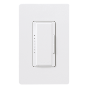 Atenuador (dimmer) de pared Maestro de 1000 W incandescente/halógeno y 800 W MLV, 120 V, un polo o multilocalización, sin cable neutro, para RadioRA 2 y RA2 Select