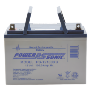 Batería 12V, 100AH, Para Respaldo, Tecnologías AGM/VRLA, 10-12 Años Vida Útil, Terminales U, Reconocida UL