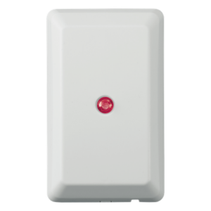Módulo de gestión de energía Z-Wave que ajusta termostatos y luces según el estado de armado del sistema, compatible con paneles Honeywell LYNX y VISTA seleccionados