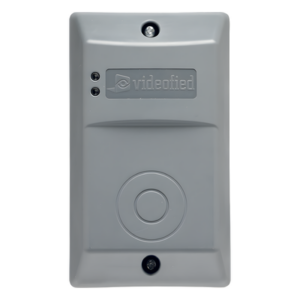 Lector de badge inalámbrico para armado y desarmado de sistemas Videofied, uso interior/exterior con batería de litio de 4 años
