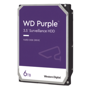 Disco Duro PURPLE de 6TB / 3 AÑOS DE GARANTÍA / Para Videovigilancia