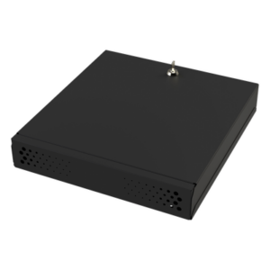 Gabinete Metálico para DVR/NVR. Tamaño Max. de DVR/NVR: 445 x 88 x 400mm (An.xAl.xProf.). Compatible con Fuente SLIM.