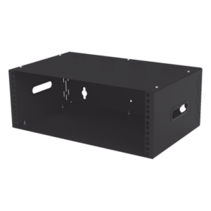 Gabinete para Montaje en Pared liviano, 4 Unidades de rack, Profundidad máxima de trabajo 250 mm, Se envía el Gabinete Armado.