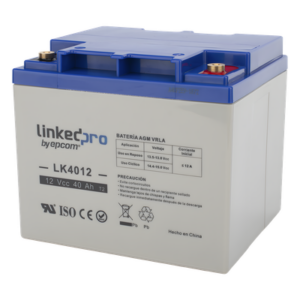 Batería de respaldo 12 V | 40 Ah | AGM | Especial para Seguridad Electrónica | UPS | Sistemas de Emergencia | Certificada UL | Vida útil 5 años | Terminales T2
