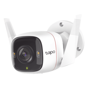 Cámara IP 4 Megapixel (2K) / Lente 3.18 mm / Wi-Fi / 30 mts IR / Exterior IP66 / Audio Bidireccional / Micro SD hasta 256 GB / Compatible con Google y Alexa
