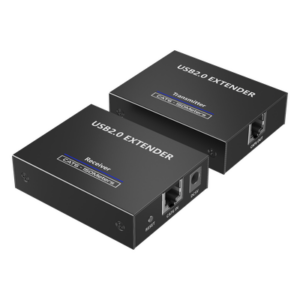 Kit EXTENSOR USB 2.0 de 4 Puertos para Distancias de Hasta 150 m | Soporta USB 2.0, USB 1.1 y USB 1.0 | UTP Cat 5e/6/6a/7 | Soporta Switch Gigabit | Ideal para Cámaras WEB, Impresoras, Escáner, Memorias, Mouse, etc.
