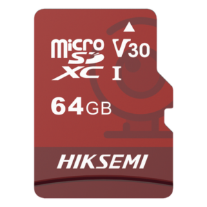 MicroSD HIKSEMI NEO Plus / 64 GB / 95 MB/s Lectura / 40 MB/s Escritura / Clase 10 U3 / TLC NAND / Especializada Para Videovigilancia 24/7
