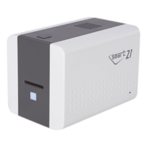 Impresora de Tarjetas Semi- automática SMART21 / Ingreso de Tarjetas Manual/Incluye Ribbon, Software y 100 Tarjetas PVC