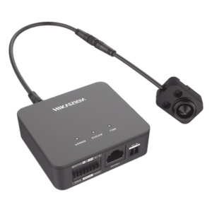 Pinhole IP 2 Megapixel / Lente 3.7 mm / 2 Mts Cable / PoE / Ideal para Cajeros Automáticos (ATM) / WDR / Micro SD / Cámara Tipo Block