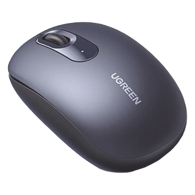 Mouse Inalámbrico 2.4G 800/1200/1600/2400 DPI | Función de 3 botones | Alcance 10m | Silencioso | Ergonómico | Anti-caída y Anti-interferencias | Batería Alcalina AA incluida | Midnight Blue.