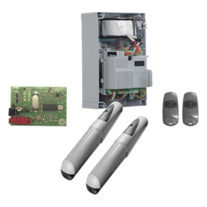 Kit de operadores AXO 5024 Para puertas Abatibles de hasta 5 Metros y 400 Kg de peso por hoja
