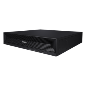 NVR de 16 canales / 32MP / Hasta 4 Discos Duros / Switch PoE+ 16 puertos / Wisenet P2P / H.265 & WiseStream