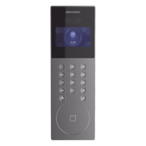 Videoportero IP Multiapartamento con Reconocimiento Facial / Llamada a App HikConnect (requiere monitor) / Protección IP65 / Apertura por Rostro, Tarjeta o App