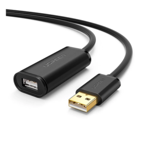 Cable de Extensión Activo USB 2.0 / 5 Metros / Macho-Hembra / Booster individual FE1.1S incorporado / Velocidad de hasta 480 Mbps / Ideal para impresoras, consolas , Webcam, etc.
