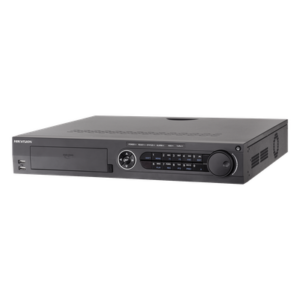 DVR 32 Canales TurboHD + 32 Canales IP / 8 Megapixel (4K) / 4 Bahías de Disco Duro / RAID 0,1,5,6,10 / POS / Acusense / 16 Entradas de Alarma