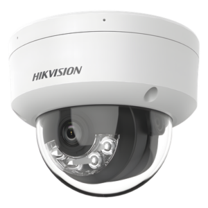 [Dual Light] Domo IP 6 Megapixel / Lente 2.8 mm / 30 mts IR + 30 mts Luz Blanca / Micrófono Integrado / Antivandálico IK08 / ACUSENSE Lite / Exterior IP67 / H.265 / PoE / ONVIF / Micro SD