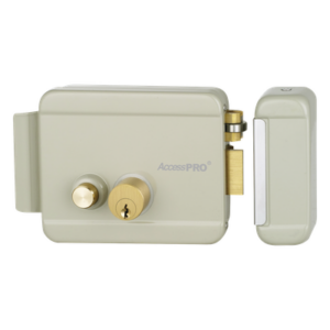 Cerradura Eléctrica con Botón de Salida/ Incluye Llave / Exterior / Derecha
