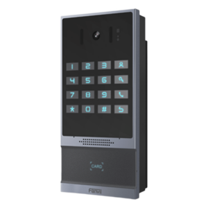 Videoportero SIP para Control de Acceso, Teclado numérico iluminado, 2 relevadores, anti-vandálico, IP66 y IK07, PoE