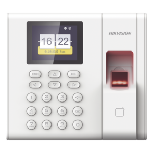 Checador de Huella con Batería de Respaldo / 1,000 Huellas / 100,000 Eventos / LCD 2.4 Pulgadas / TCP-IP / USB / Lector EM 125 kHz / iVMS-4200